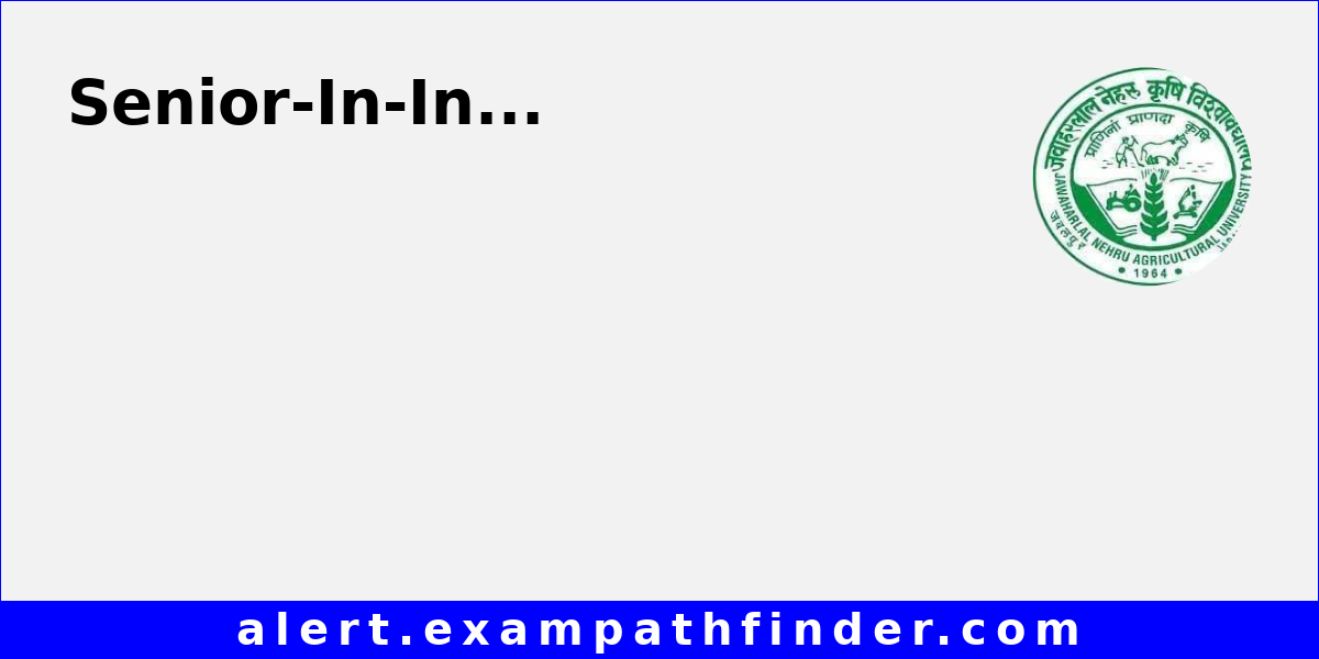 senior-research-fellow-post-in-jnkvv-jabalpur-via-walk-in-interview