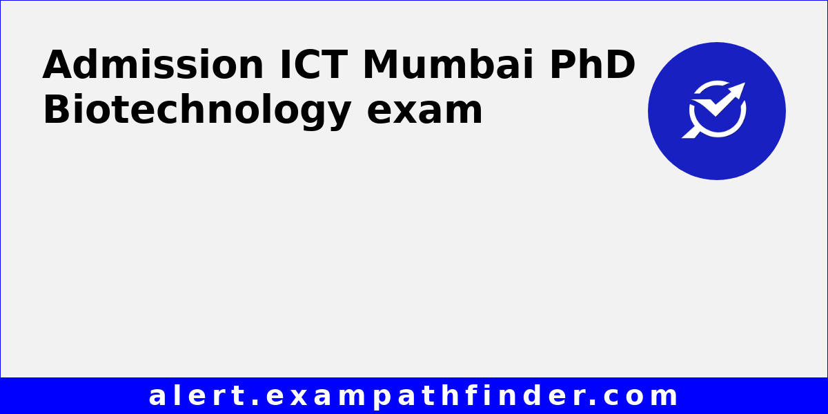 phd in biotechnology in mumbai