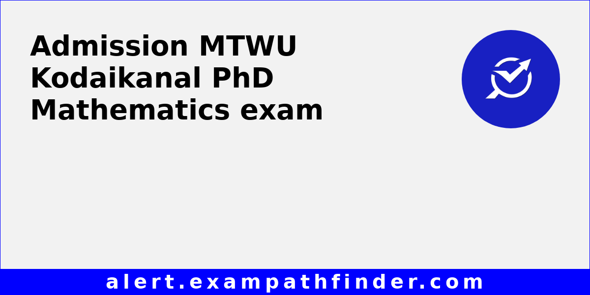 phd mathematics admission 2022