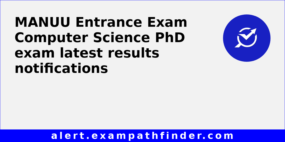 phd computer science entrance exam